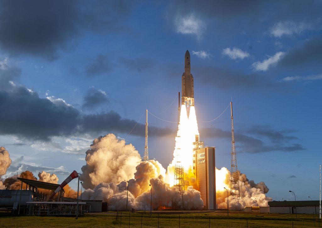 Ariane 5 liftoff