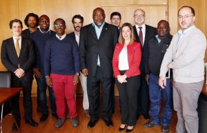Visita da comitiva do Gana ao ISQ