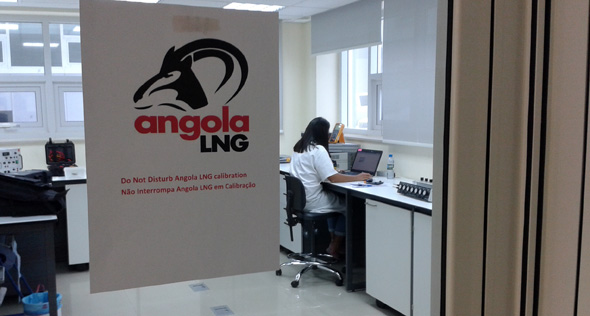 Calibrações na Angola LNG