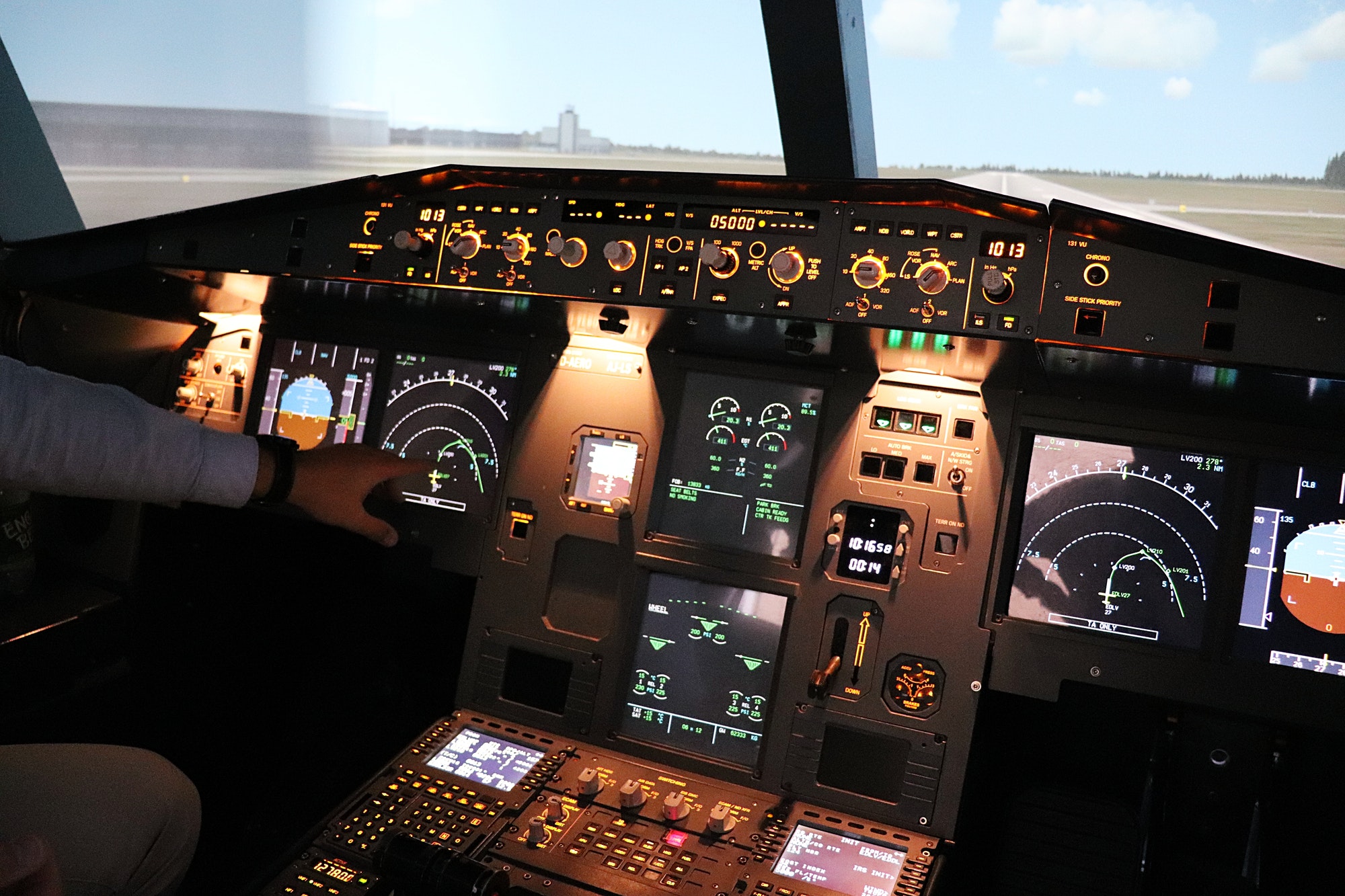 Airbus A320 Cockpit.